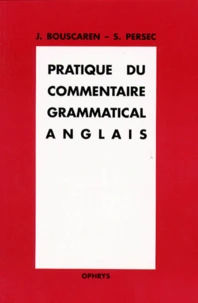 Pratique du commentaire grammatical anglais