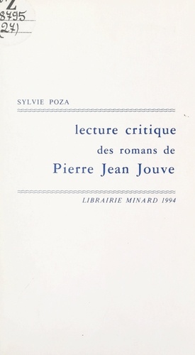Lecture critique des romans de Pierre Jean Jouve. Narcisse à la recherche de lui-même