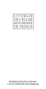 Livret Liturgie de l'Eglise Réformée de France