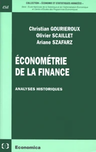 Econometrie De La Finance. Analyses Historiques
