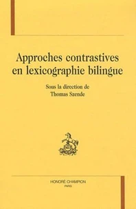 Approches contrastives en lexicographie bilingue