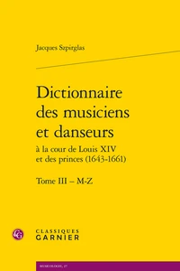 Dictionnaire des musiciens et danseurs