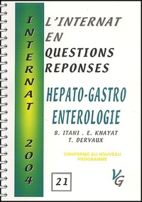 T Dervaux et Béatrice Itani - Hépato-Gastro Entérologie.