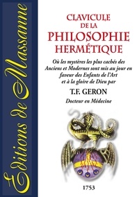 T Geron - Clavicule de la philosophie hermétique.