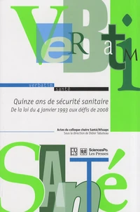 Quinze ans de sécurité sanitaire