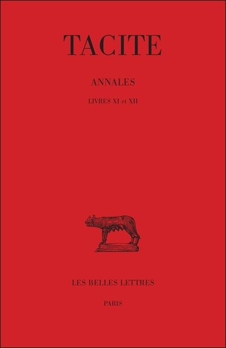  Tacite - Annales - Tome 3, Livres XI-XII.