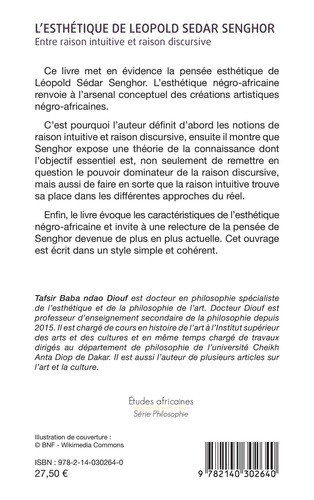 L'esthétique de Léopold Sédar Senghor. Entre raison intuitive et raison discursive