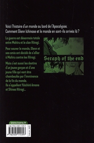 Seraph of the end - Glenn Ichinose, La catastrophe de ses 16 ans Tome 11