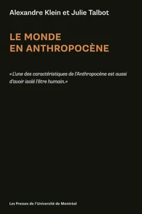 Le monde en Anthropocène
