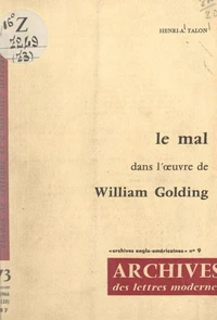 Le mal, dans l'œuvre de William Golding