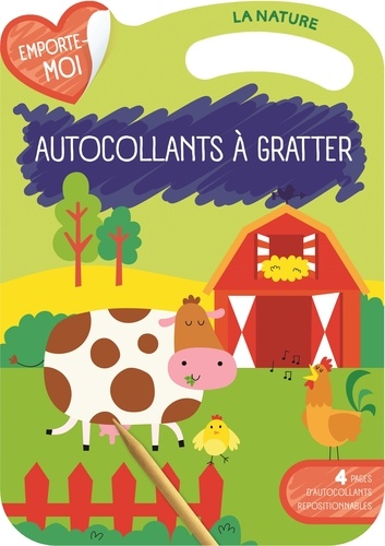Les animaux - Autocollants à gratter de Tam Tam Editions - Album - Livre
