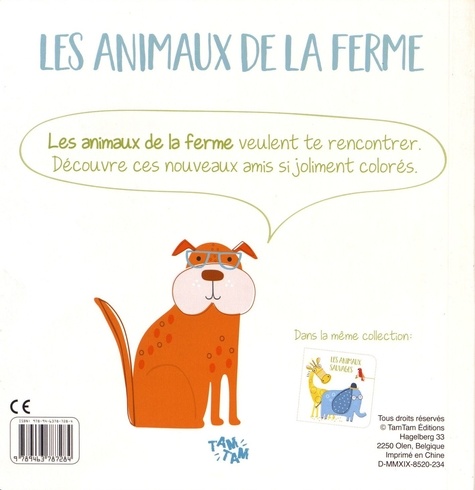 Les animaux de la ferme de Tam Tam Editions - Album - Livre - Decitre