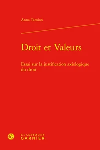 Droit et Valeurs
