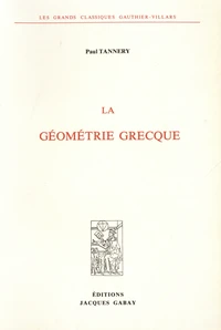 La géométrie grecque