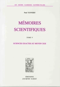 Mémoires scientifiques