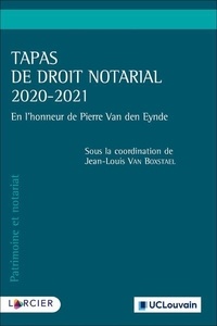 Boxstael jean-louis Van - Tapas de droit notarial 2020-2021.