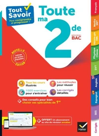 Tout savoir 2de 2025-2026 (toutes les matières)