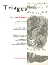 Daniel Leuwers - Triages Hors-série 2003 : Le livre pauvre.