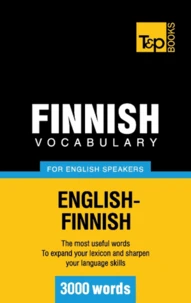 Finnish vocabulary for English speakers - 3000 words