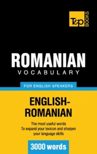 Romanian vocabulary for English speakers - 3000 words