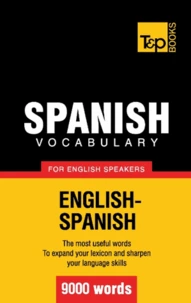 Spanish vocabulary for English speakers - 9000 words