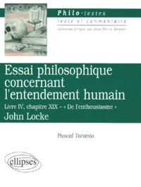 Essai philosophique concernant l'entendement humain.