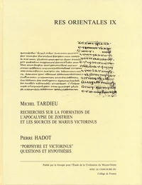 Recherches sur la formation de l'Apocalypse de Zostrien et les sources de Marius Victorinus