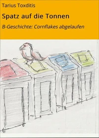 Spatz auf die Tonnen