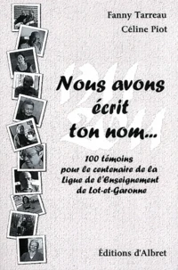 Nous avons écrit ton nom...
