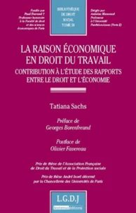 La raison économique en droit du travail