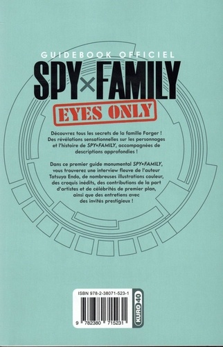 Spy X Family  Guidebook officiel. Eyes only