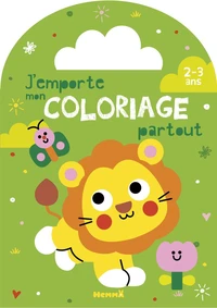 J'emporte mon coloriage partout - Lionceau