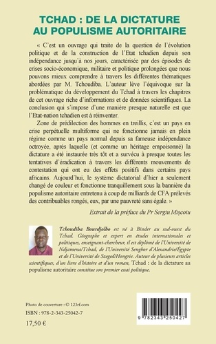 Tchad : de la dictature au populisme autoritaire. Le périple d'un Etat-nation à réinventer