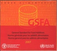  XXX - General standard for food additives. GFSA 2007 - CD-ROM trilingual.