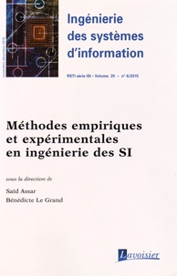 Ingénierie des systèmes dinformation Volume 20 N° 6, nove.pdf