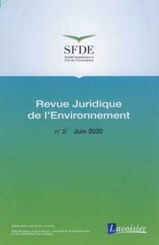  Office international de l'eau - Revue juridique de l'Environnement N° 2, Juin 2020 : .