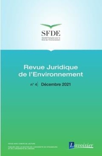  Office international de l'eau - Revue juridique de l'Environnement N° 4, Décembre 2021 : .