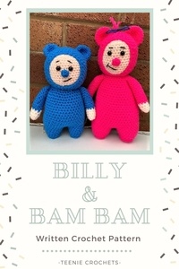  Teenie Crochets - Billy &amp; Bam Bam - Written Crochet Patterns.