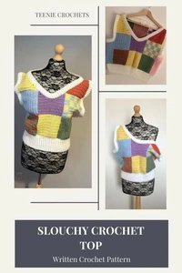 Slouchy Top - Written Crochet Pattern