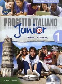 Telis Marin et A Albano - Progetto italiano Junior 1 - Italien 1re année. 1 CD audio