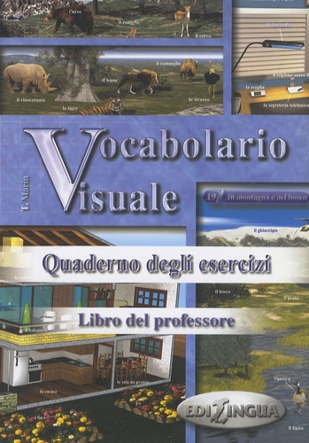 Telis Marin - Vocabulario visuale - Quaderno degli esercizi - Libro del professore.