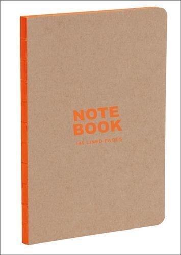  TeNeues - Kraft and Orange A5 Notebook.