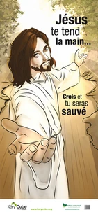 Poster Jésus te tend la main...