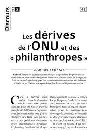 Les dérives de l'ONU et des philanthropes