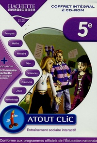 Hachette Multimédia - Atout clic 5ème coffret intégral - 2 CD-ROM.