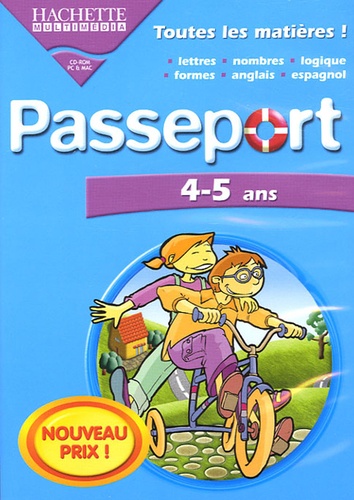  Hachette Multimédia - Passeport 4-5 ans. - CD-ROM.