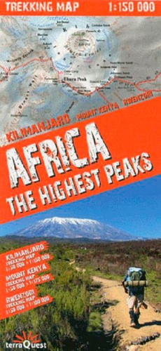  TerraQuest - Africa The highest peaks - 1/150000.