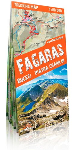 Fagaras, Bucegi, Piatra Craiului. 1/80000