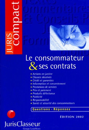  TERRE F - Le Consommateur Et Ses Contrats.