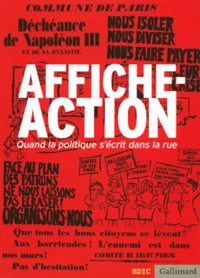 Affiche, Action